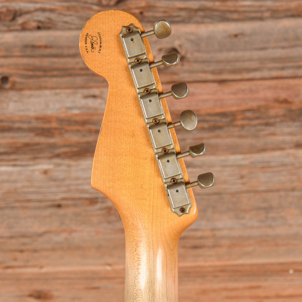 Fender Jason Smith Masterbuilt '57 Relic Strat w/ Hand Wound Abby Ybarra Pickups Sunburst 2010 - View 7 | MusicMarket