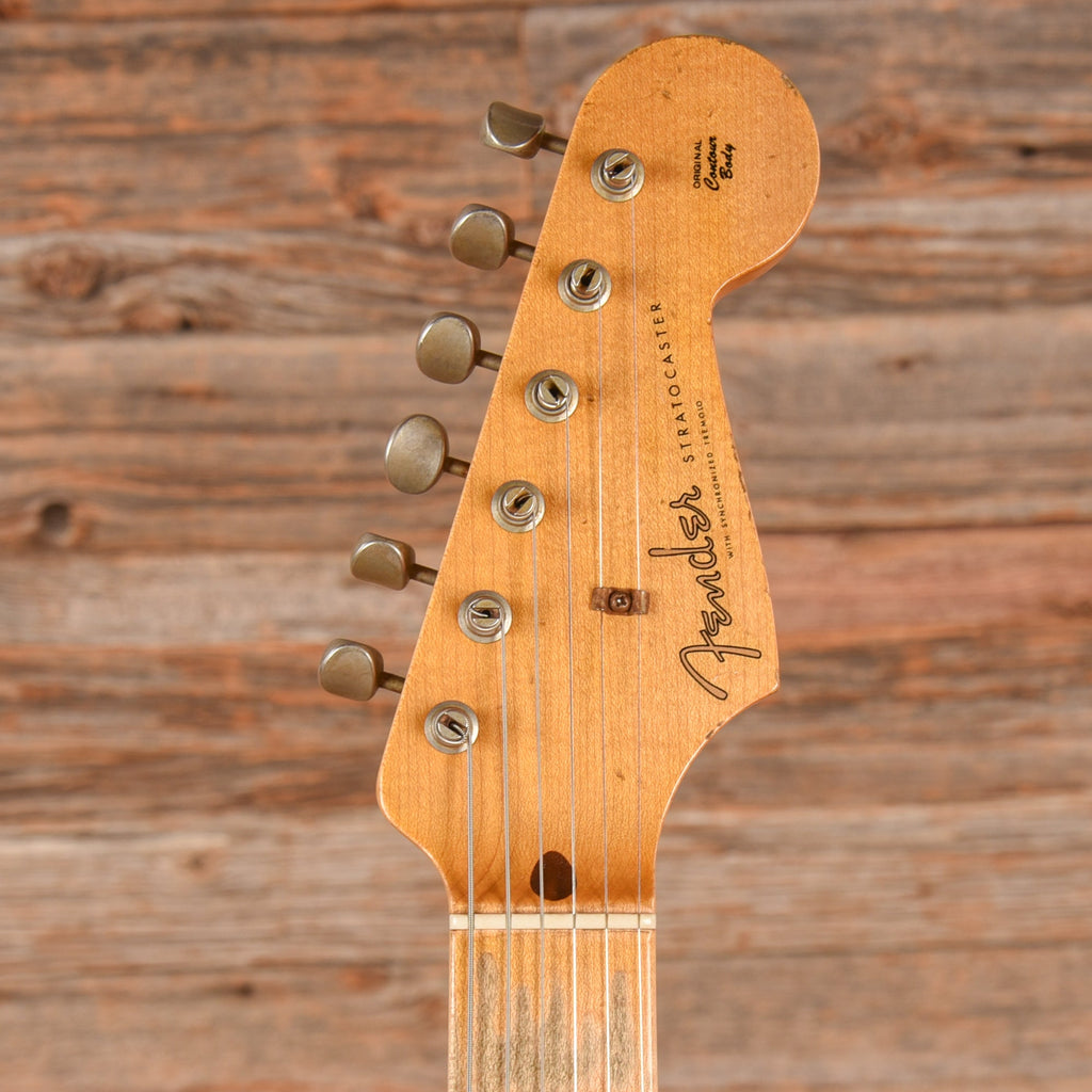 Fender Jason Smith Masterbuilt '57 Relic Strat w/ Hand Wound Abby Ybarra Pickups Sunburst 2010 - View 6 | MusicMarket