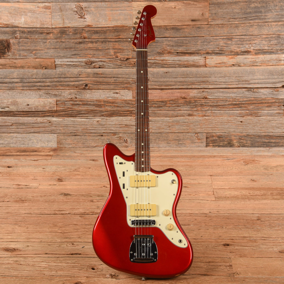 Fender JM-66 Jazzmaster Candy Apple Red 1995 - View 4 | MusicMarket