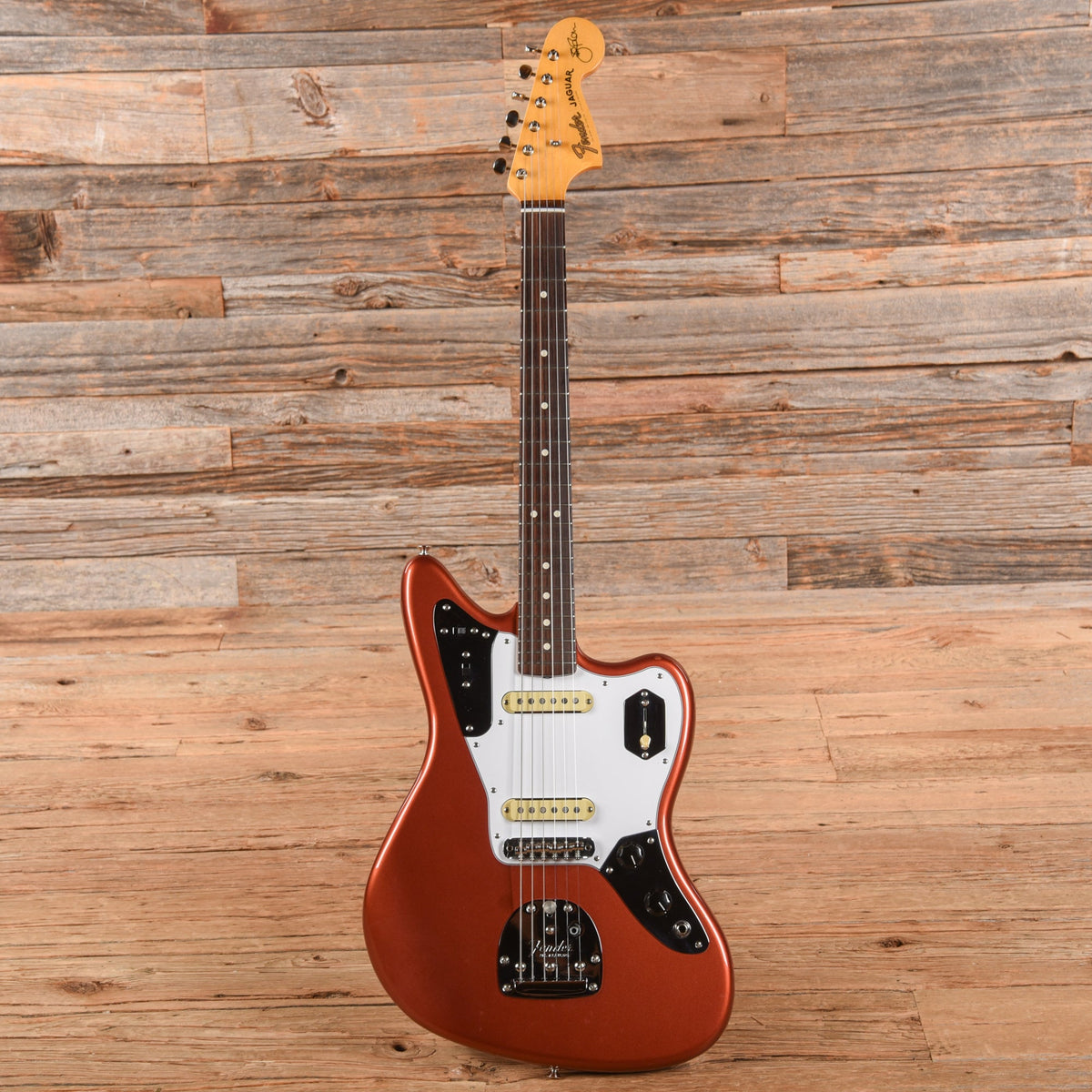 Fender Johnny Marr Signautre Jaguar Knock Out Orange 2023 - View 4 | MusicMarket