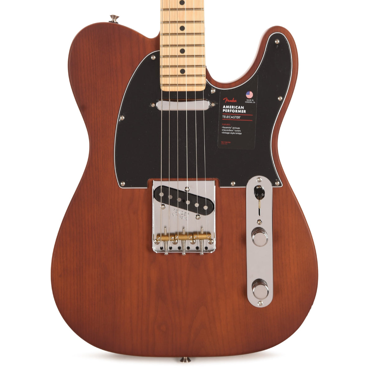 Fender Limited Edition American Performer Timber Sassafras Telecaster Mocha - MusicMarket