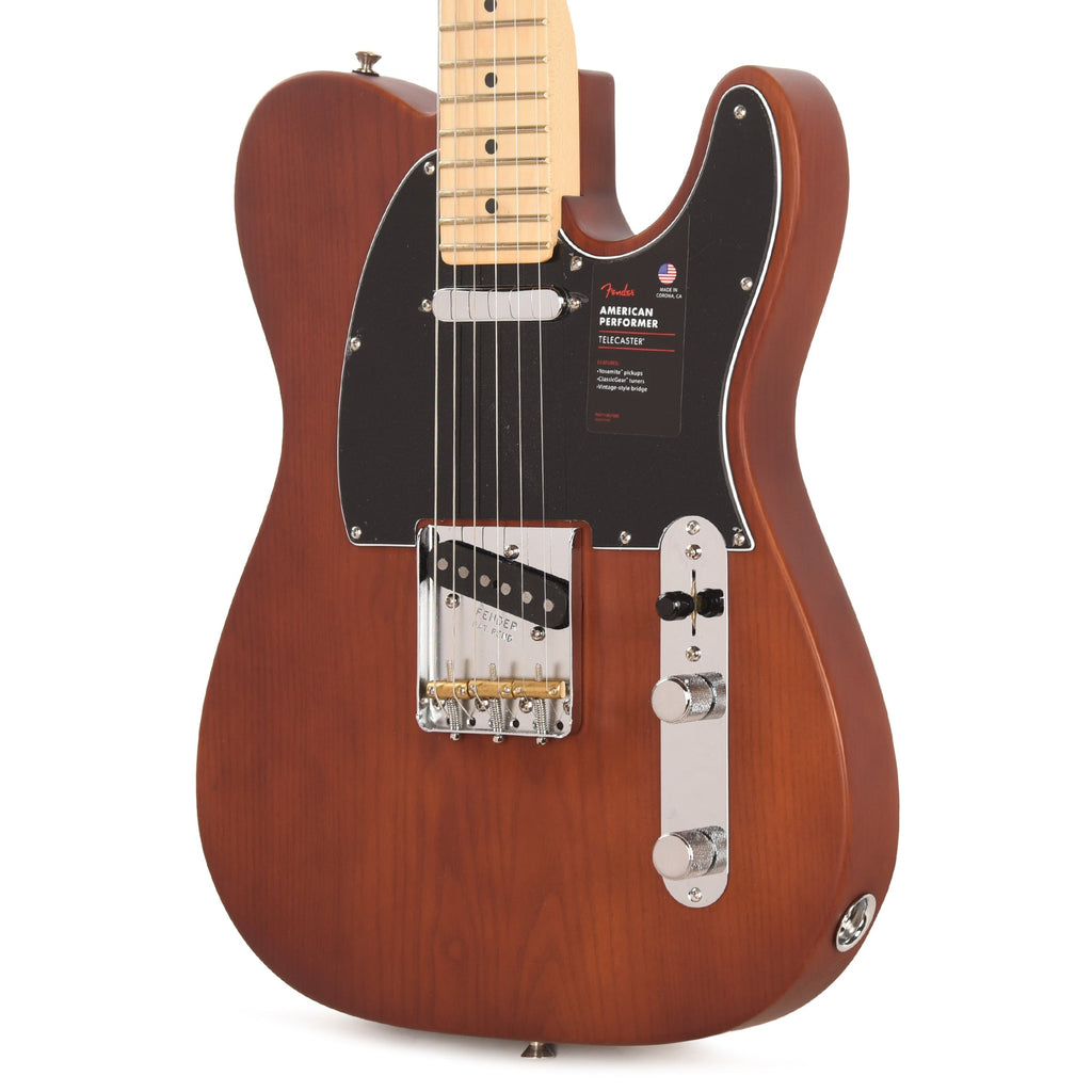 Fender Limited Edition American Performer Timber Sassafras Telecaster Mocha - View 2 | MusicMarket