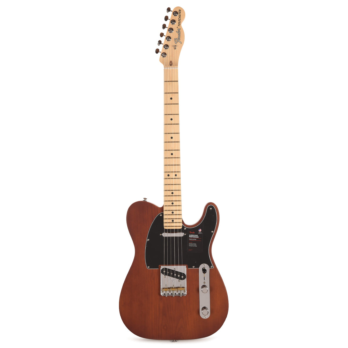 Fender Limited Edition American Performer Timber Sassafras Telecaster Mocha - View 4 | MusicMarket