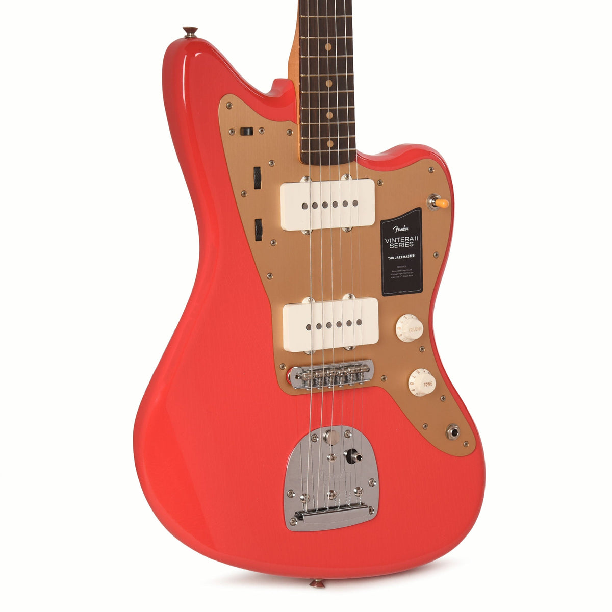 Fender Limited Edition Vintera II Road Worn '50s Jazzmaster Fiesta Red - MusicMarket