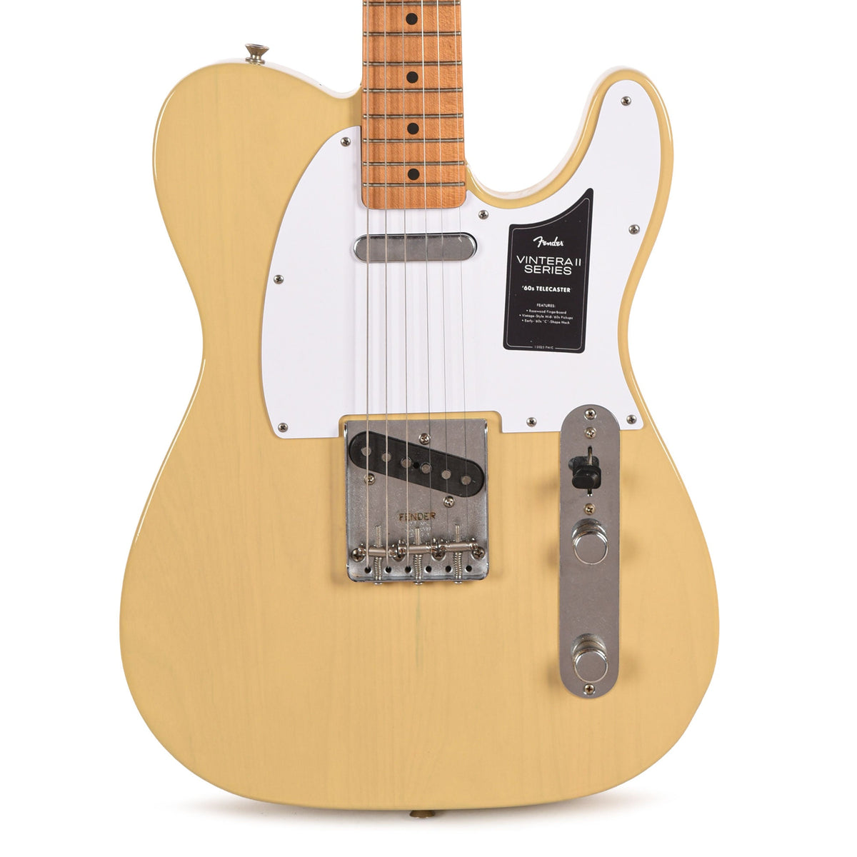 Fender Limited Edition Vintera II Road Worn '60s Telecaster Black Guard Blonde - View 2 | MusicMarket
