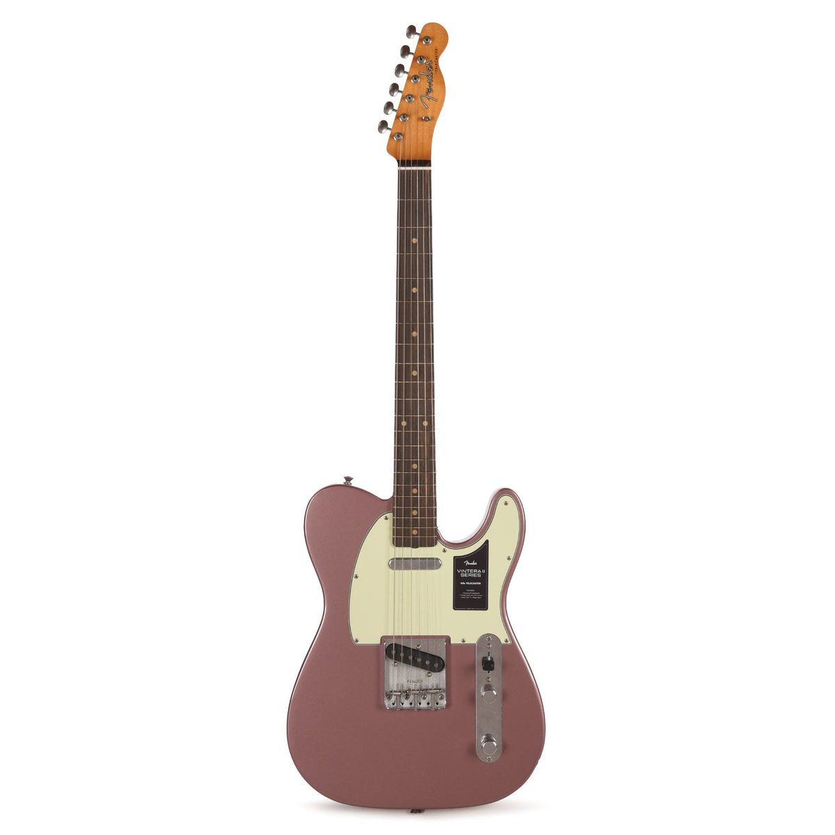 Fender Limited Edition Vintera II Road Worn '60s Telecaster Burgundy Mist Metallic - View 4 | MusicMarket