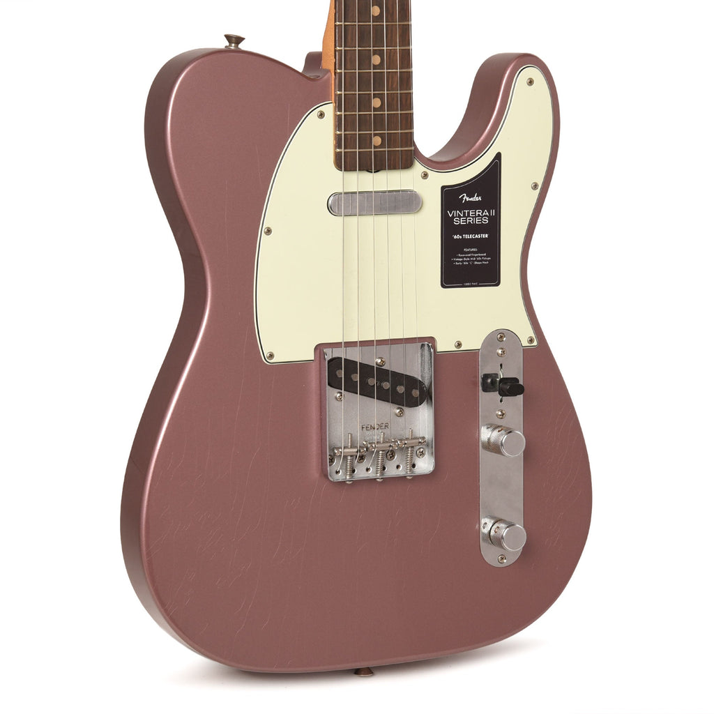Fender Limited Edition Vintera II Road Worn '60s Telecaster Burgundy Mist Metallic - MusicMarket