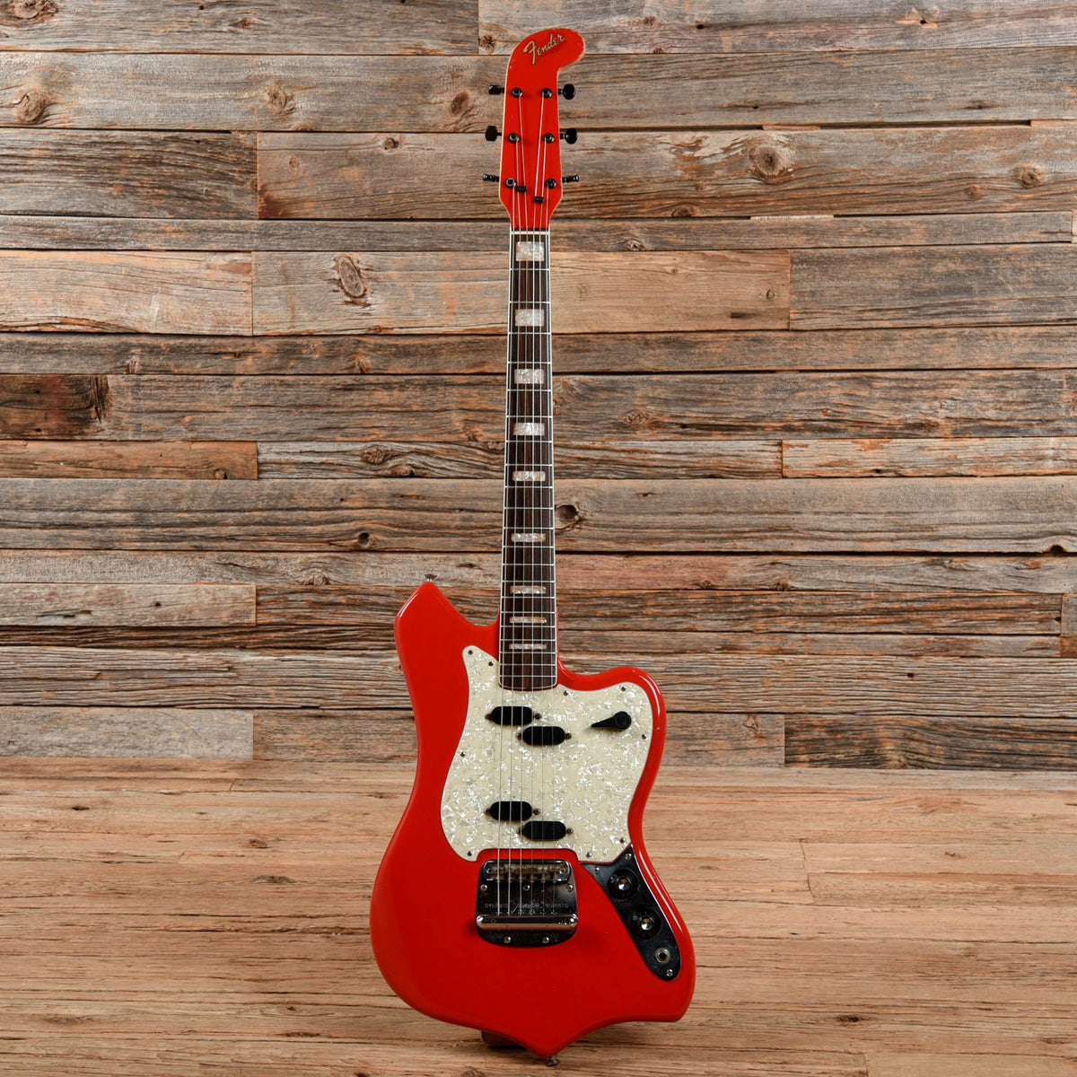 Fender Maverick Fiesta Red 1969 - View 4 | MusicMarket