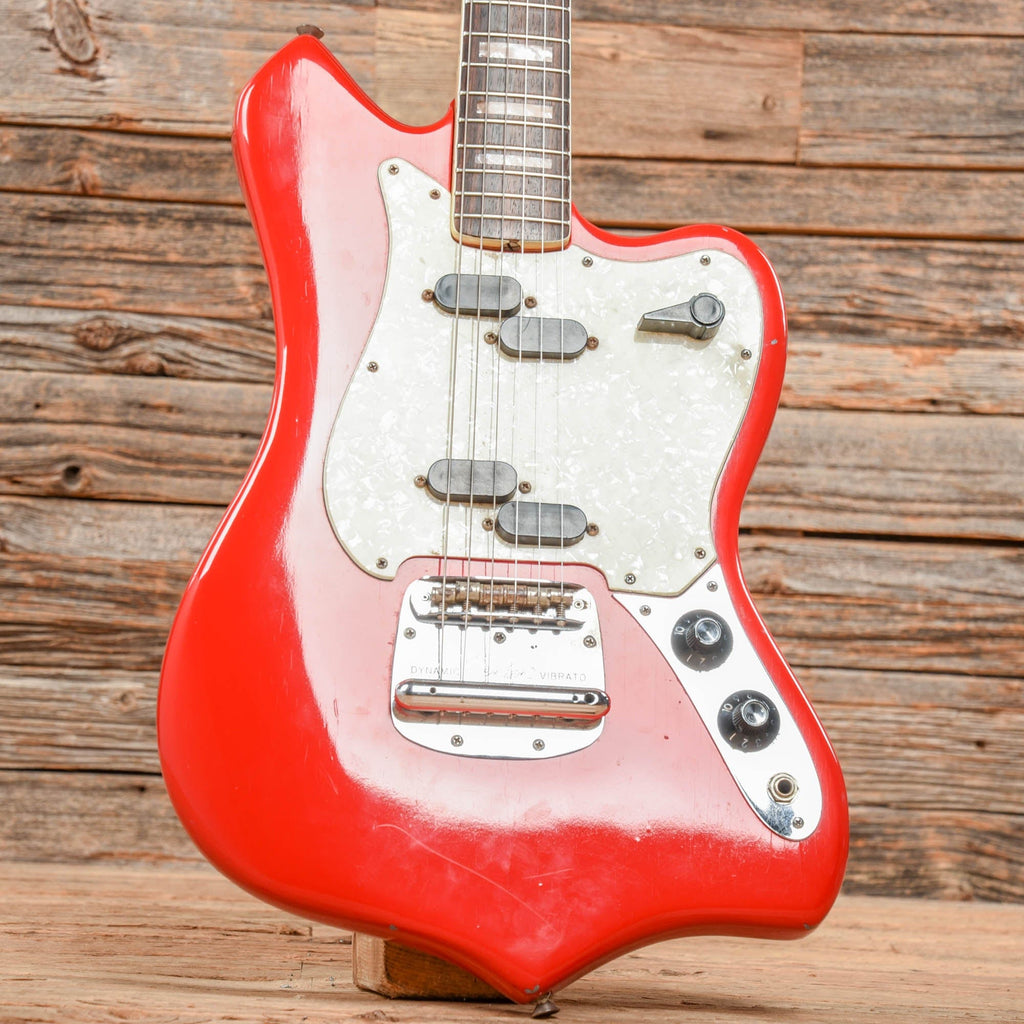 Fender Maverick Fiesta Red 1969 - View 8 | MusicMarket