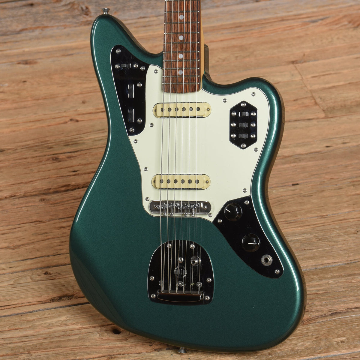 Fender MIJ Hybrid Jaguar Sherwood Green 2018 - View 2 | MusicMarket