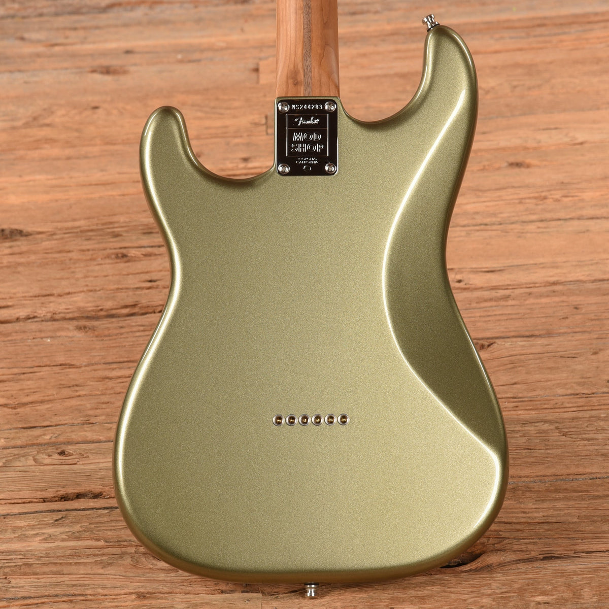 Fender Mod Shop American Stratocaster Jade Pearl Metallic 2024 - View 3 | MusicMarket