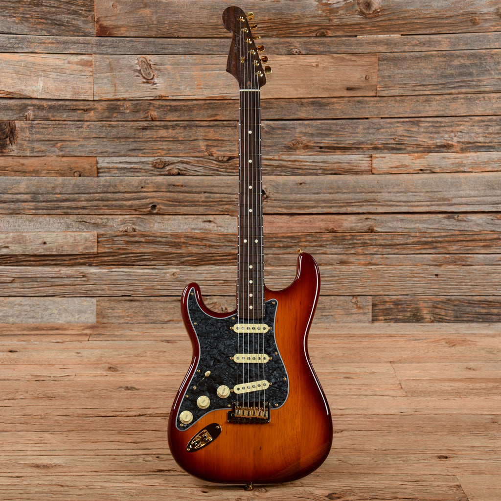 Fender Mod Shop Stratocaster Sienna Sunburst 2021 LEFTY - View 4 | MusicMarket