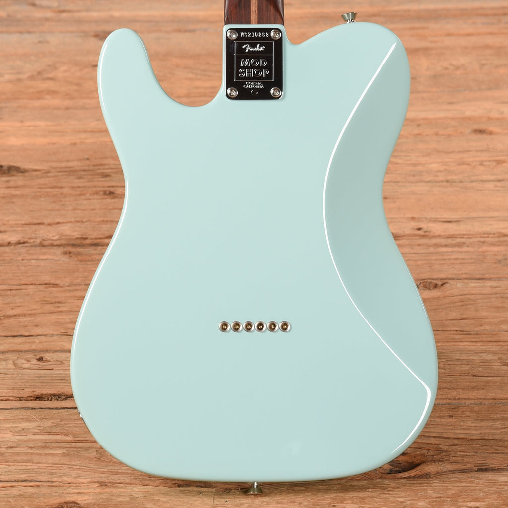 Fender Mod Shop Telecaster Deluxe Sonic Blue 2021 - View 3 | MusicMarket
