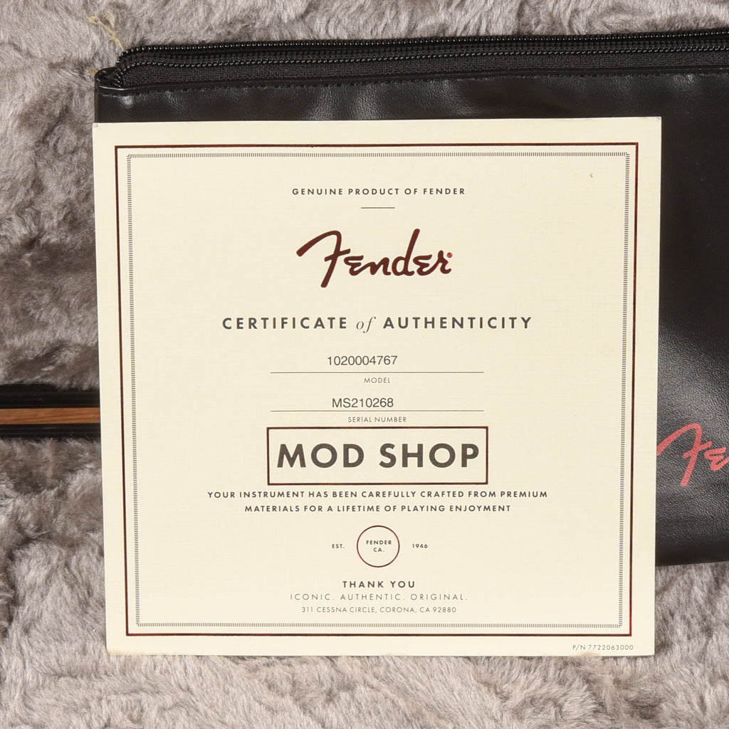 Fender Mod Shop Telecaster Deluxe Sonic Blue 2021 - View 10 | MusicMarket