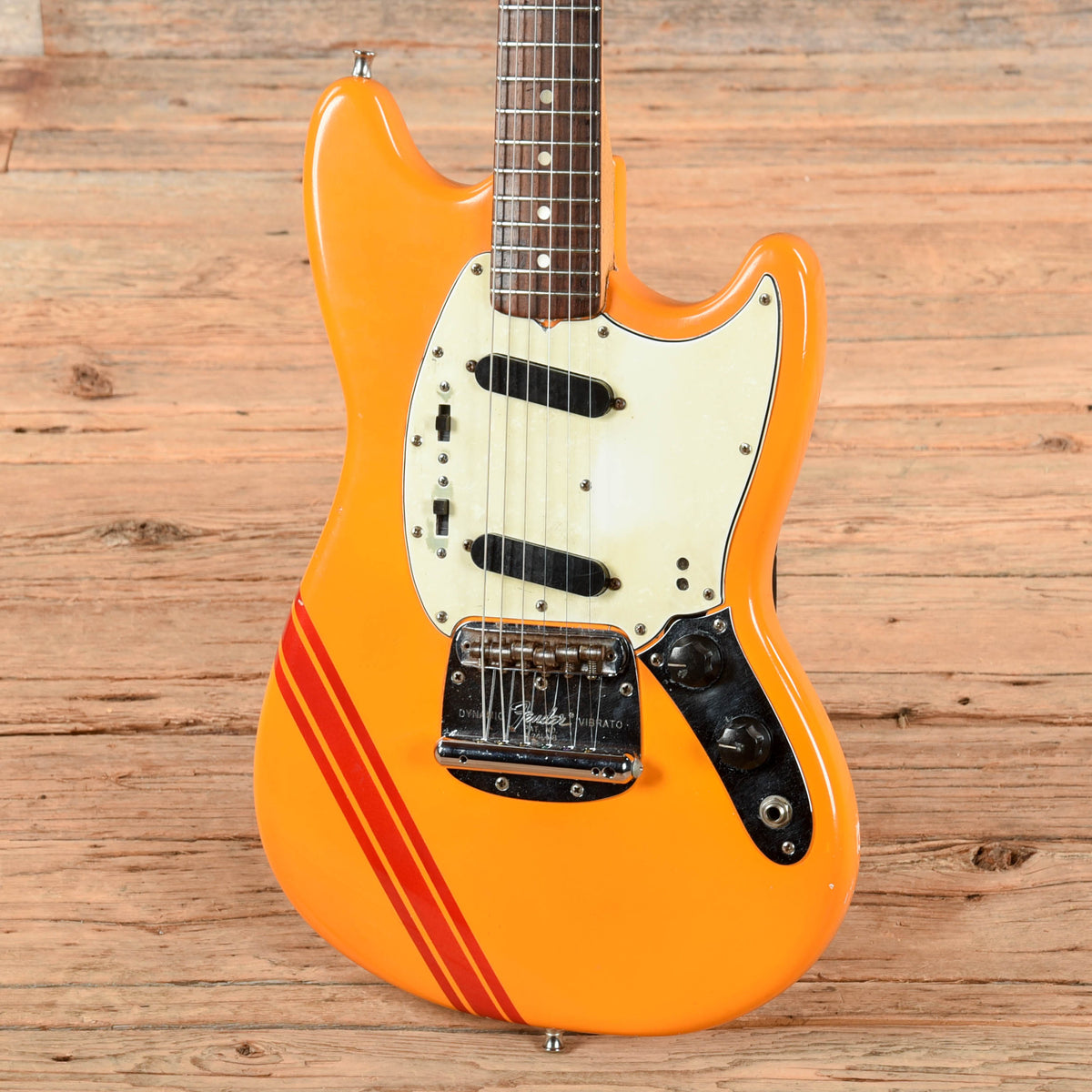 Fender Mustang Competition Orange Refin 1968 - View 2 | MusicMarket