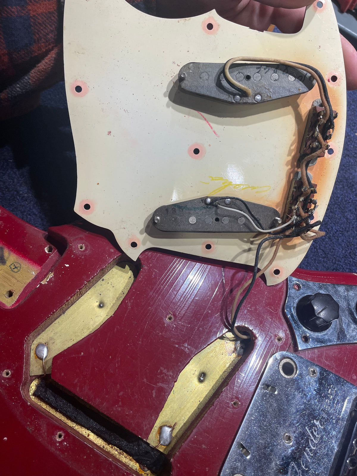 Fender Mustang Dakota Red 1966 - View 14 | MusicMarket