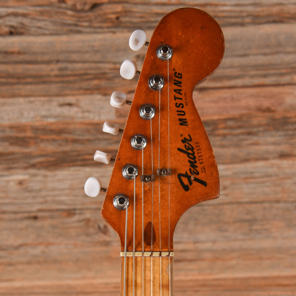 Fender Mustang Green Refin 1977 - View 6 | MusicMarket