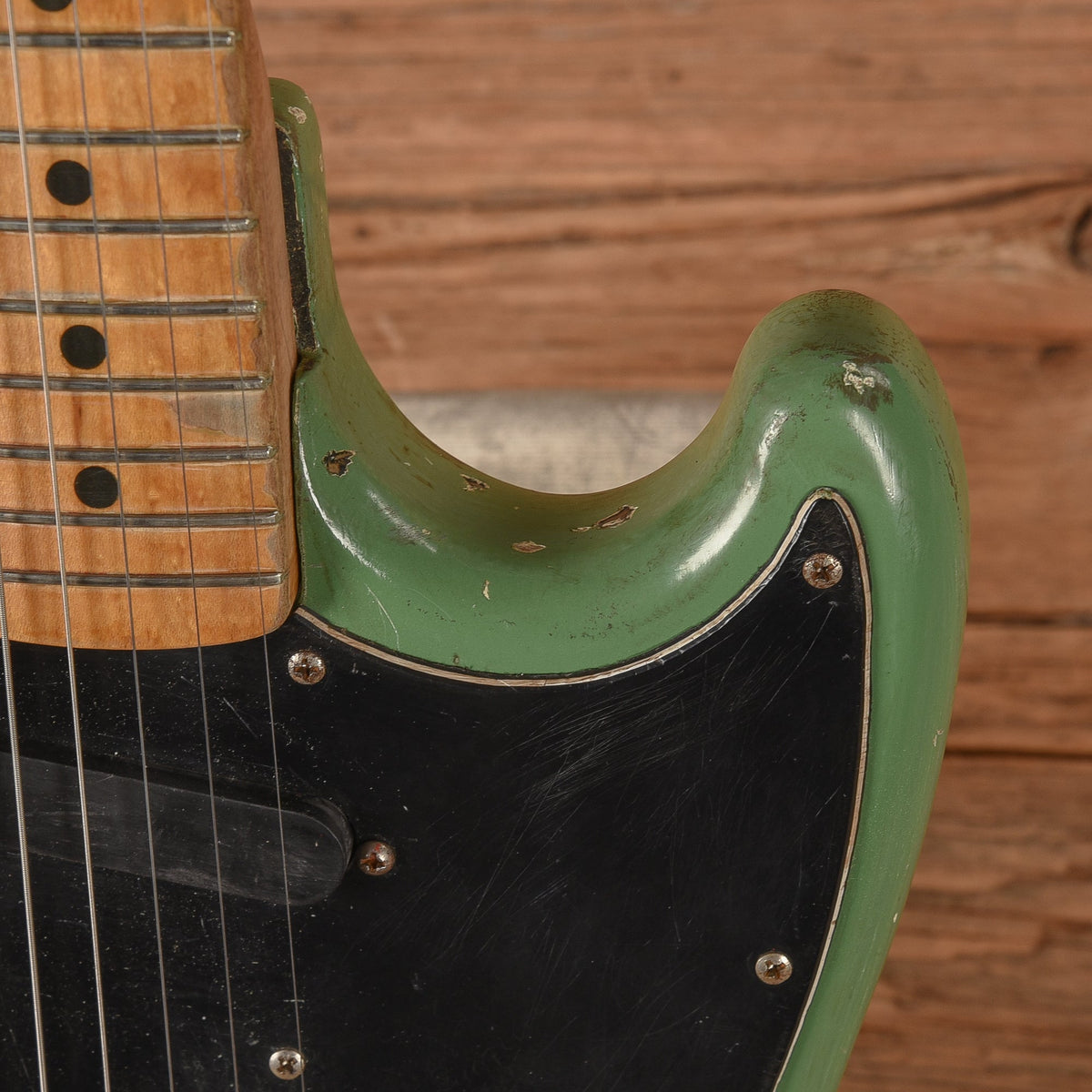 Fender Mustang Green Refin 1977 - View 9 | MusicMarket