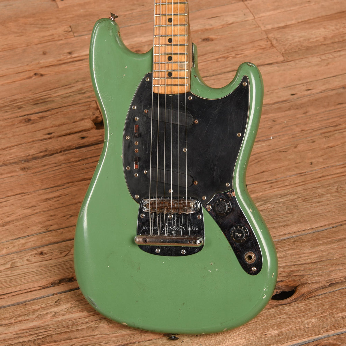 Fender Mustang Green Refin 1977 - View 2 | MusicMarket