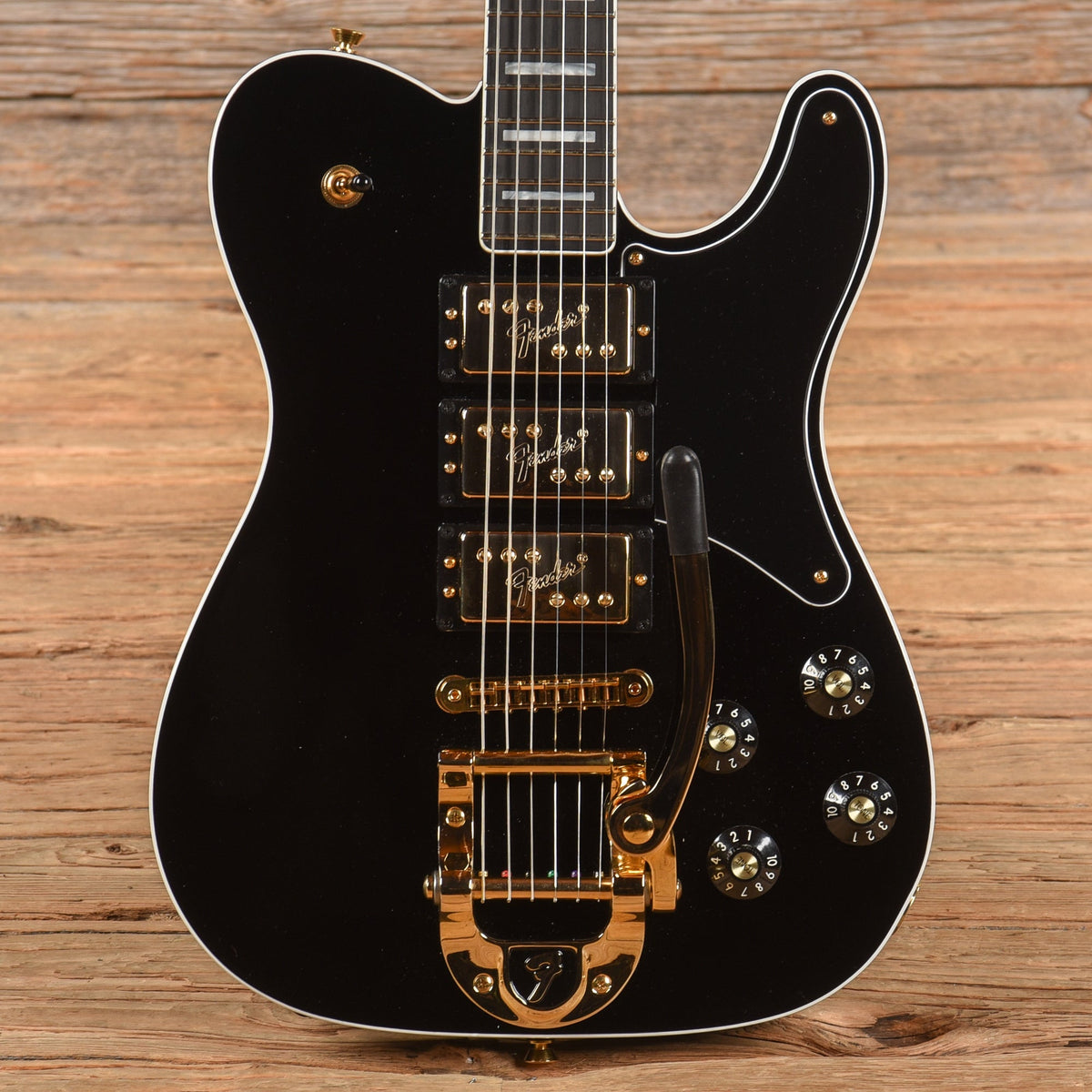 Fender Parallel Universe Volume II Troublemaker Telecaster Deluxe Bigsby Black 2022 - MusicMarket