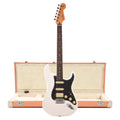 Fender Player II Stratocaster HSS RW Polar White and Pacific Peach Hardshell Case Bundle - MusicMarket