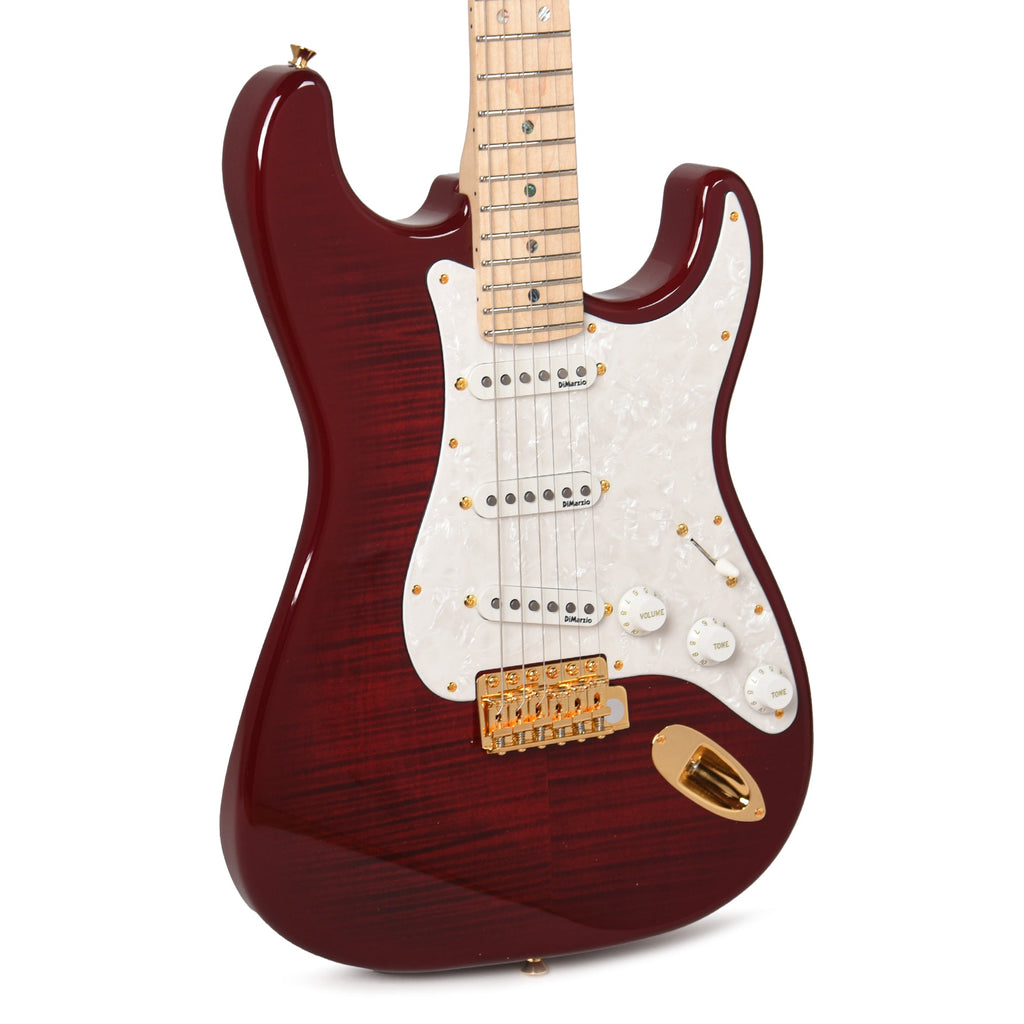 Fender Richie Kotzen Stratocaster Transparent Red Burst - MusicMarket