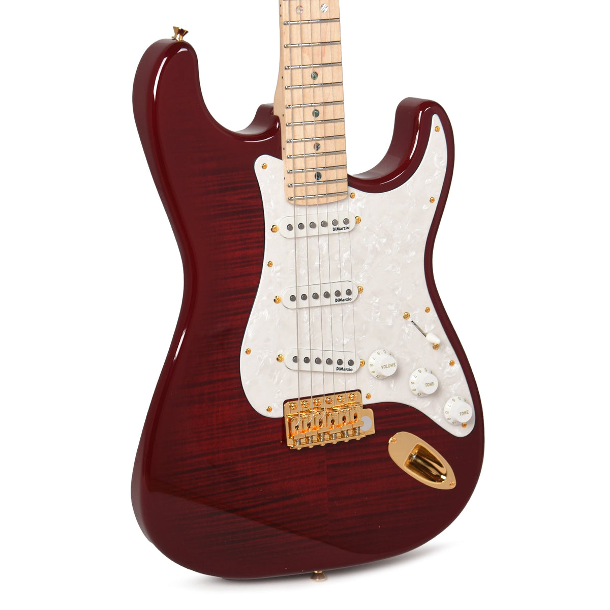 Fender Richie Kotzen Stratocaster Transparent Red Burst - MusicMarket