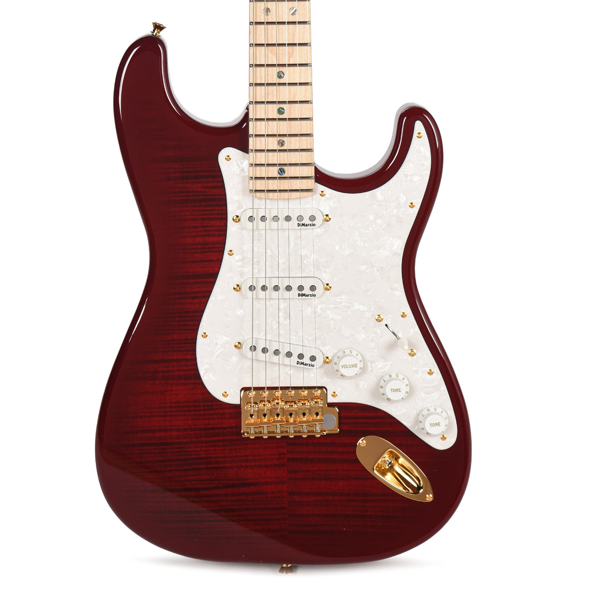 Fender Richie Kotzen Stratocaster Transparent Red Burst - View 2 | MusicMarket