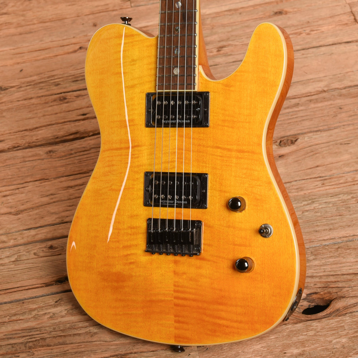Fender Special Edition Custom Telecaster FMT HH Amber 2022 - View 2 | MusicMarket