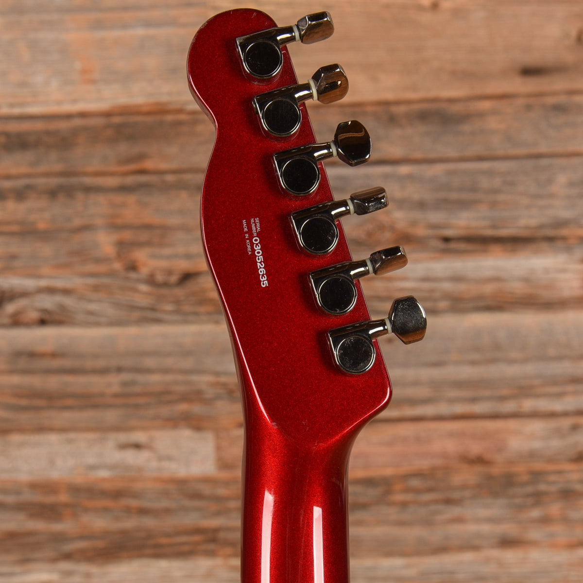 Fender Special Edition Set-Neck Esquire Custom GT Crimson Red Metallic 2003 - View 7 | MusicMarket