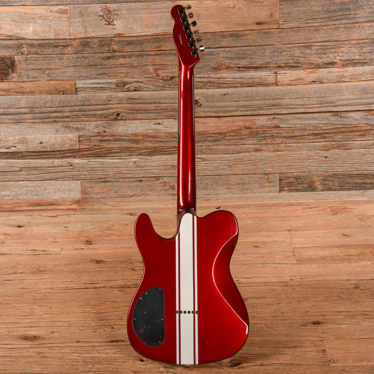 Fender Special Edition Set-Neck Esquire Custom GT Crimson Red Metallic 2003 - View 5 | MusicMarket