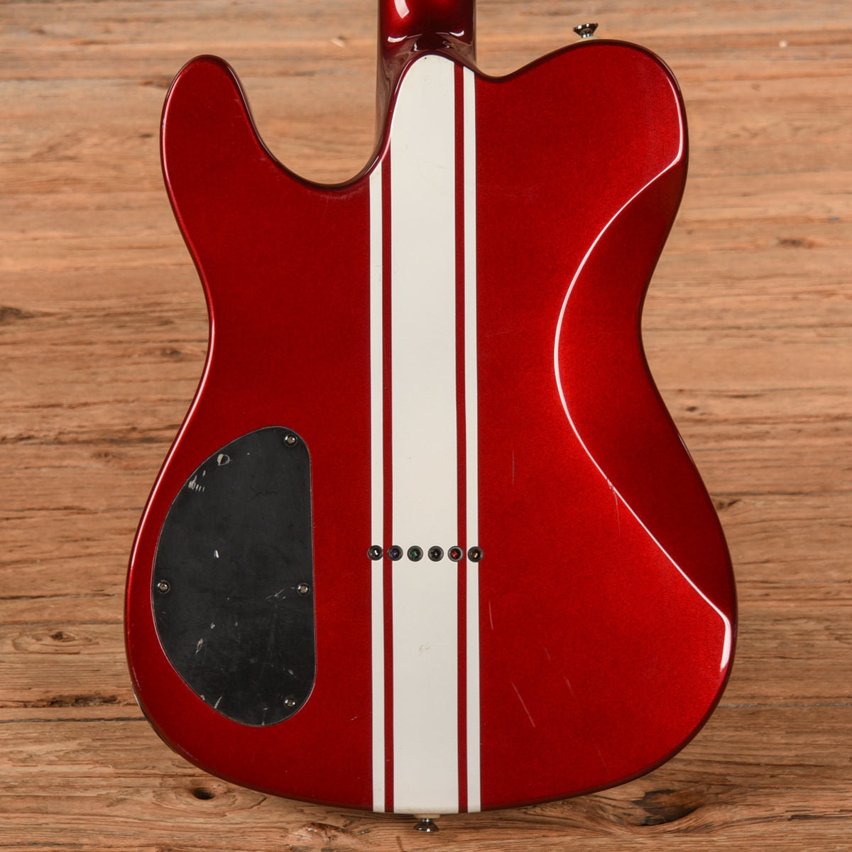 Fender Special Edition Set-Neck Esquire Custom GT Crimson Red Metallic 2003 - View 3 | MusicMarket