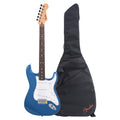 Fender Standard Stratocaster LRL Aqua Marine Metallic and FE405 Gig Bag Bundle - MusicMarket