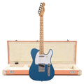 Fender Standard Telecaster MN Aqua Marine Metallic and Pacific Peach Hardshell Case Bundle - MusicMarket