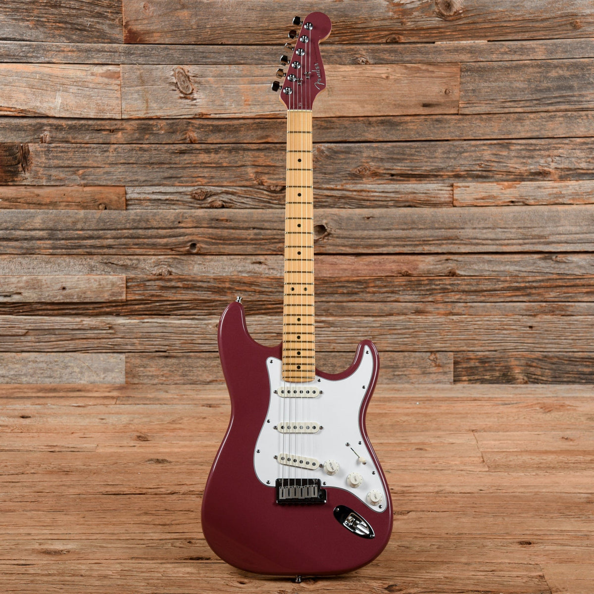 Fender Stratocaster Matching Headstock Burgundy Mist 1995 - View 5 | MusicMarket