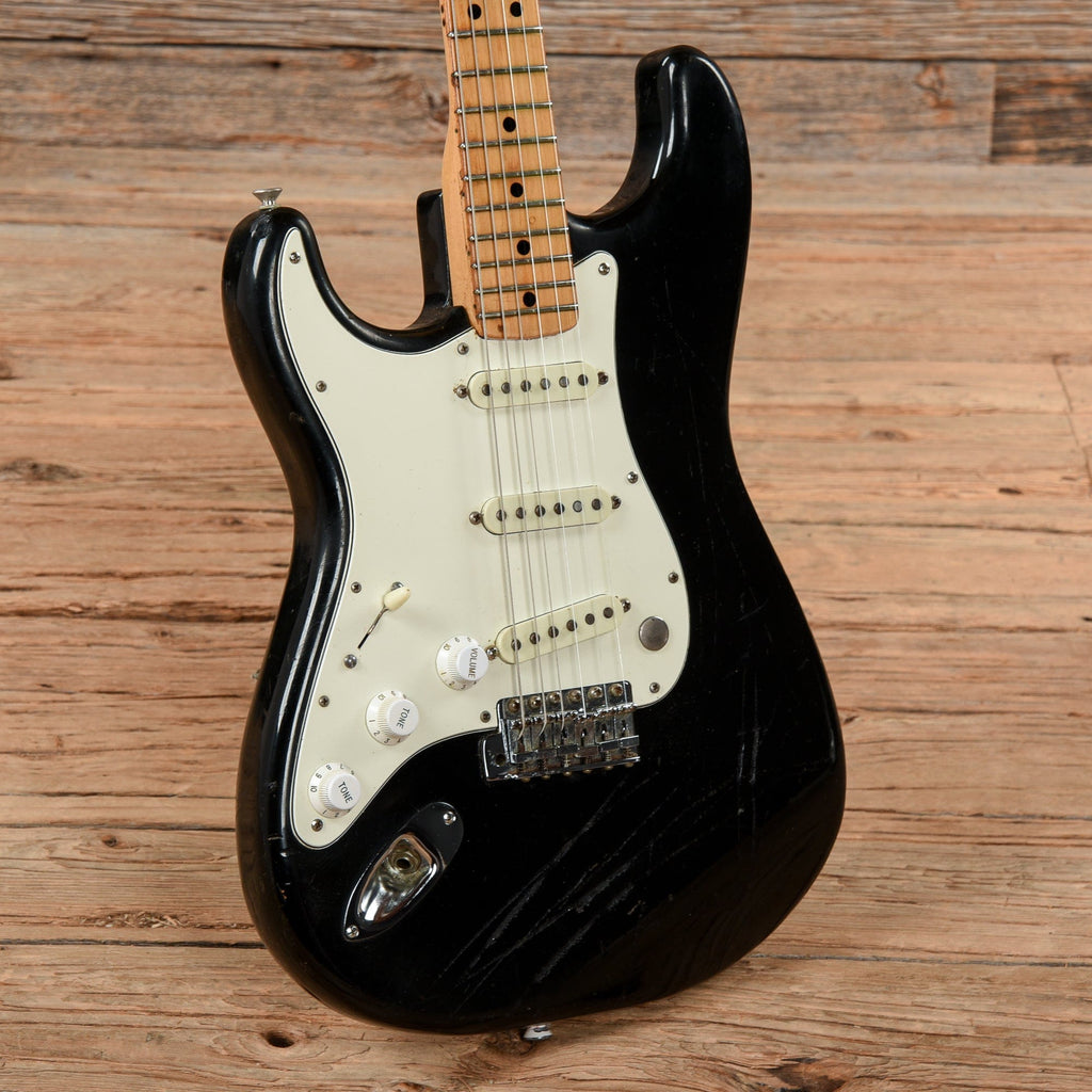 Fender Stratocaster Black 1974 LEFTY - View 2 | MusicMarket