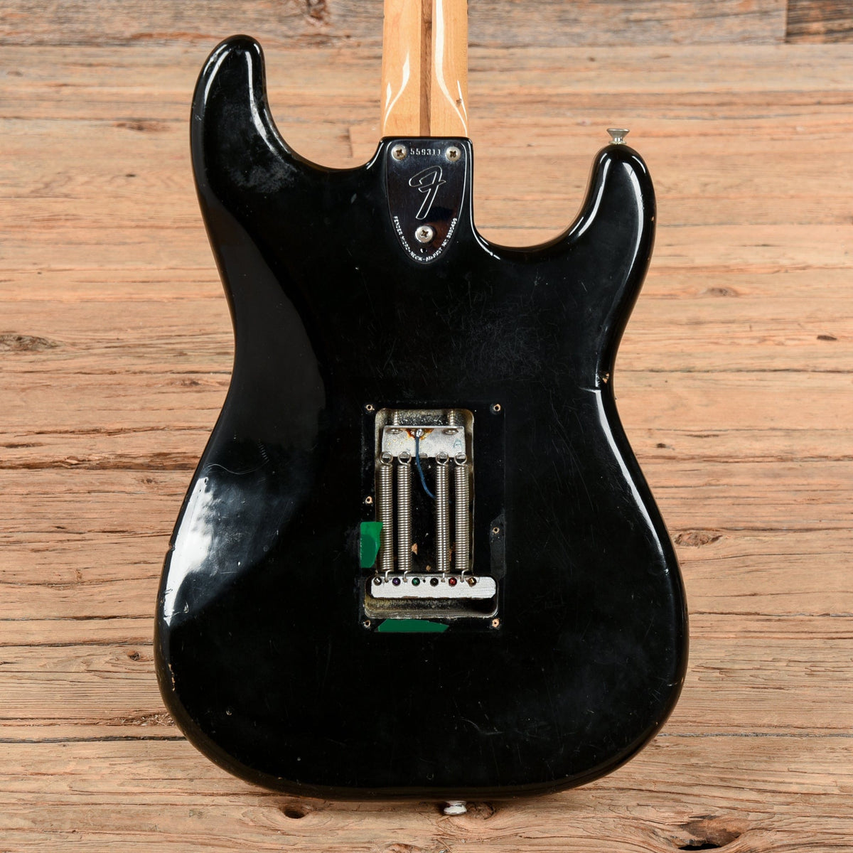 Fender Stratocaster Black 1974 LEFTY - View 3 | MusicMarket