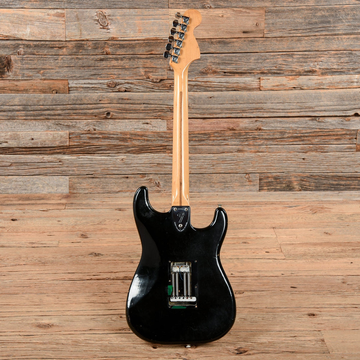 Fender Stratocaster Black 1974 LEFTY - View 5 | MusicMarket