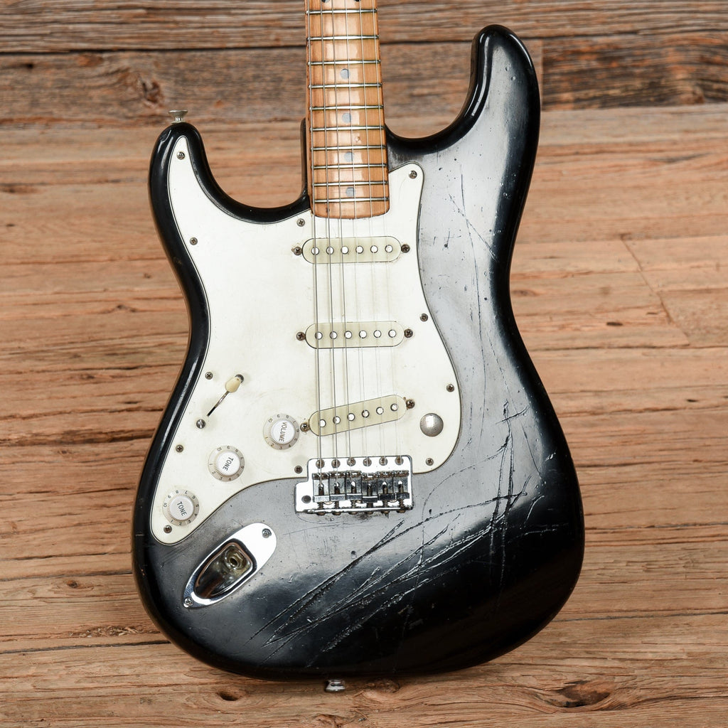Fender Stratocaster Black 1974 LEFTY - View 8 | MusicMarket