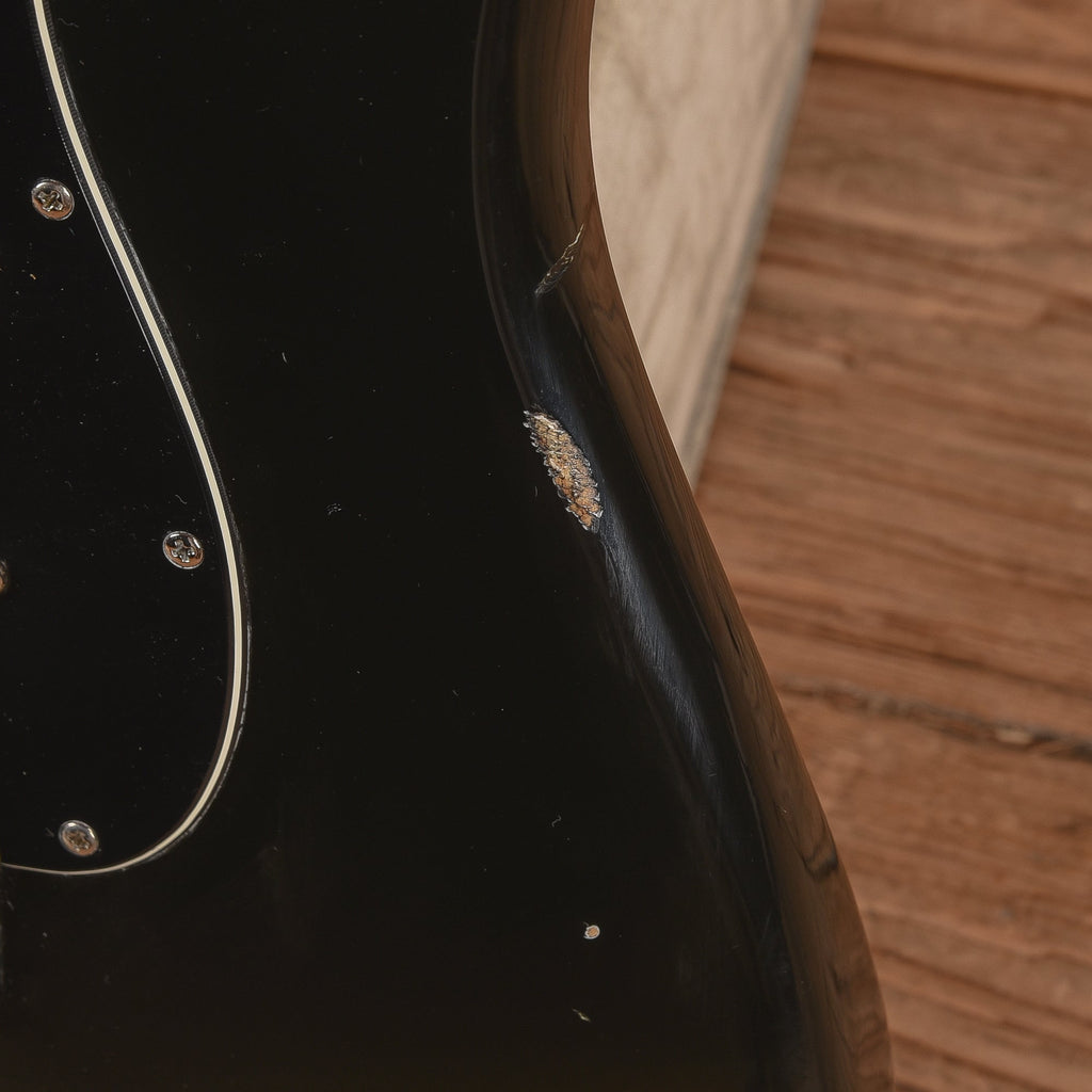 Fender Stratocaster Hardtail Black 1979 LEFTY - View 10 | MusicMarket