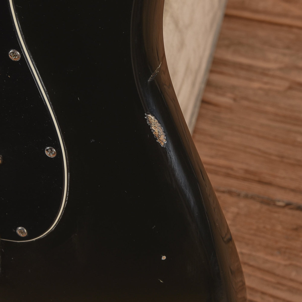Fender Stratocaster Hardtail Black 1979 LEFTY - View 10 | MusicMarket