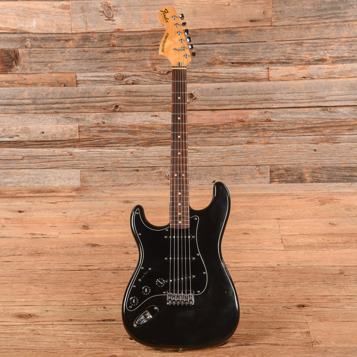 Fender Stratocaster Hardtail Black 1979 LEFTY - View 4 | MusicMarket