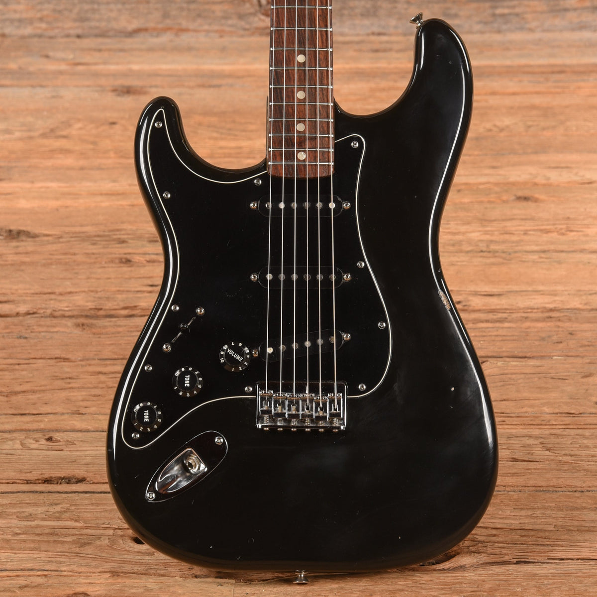 Fender Stratocaster Hardtail Black 1979 LEFTY - MusicMarket