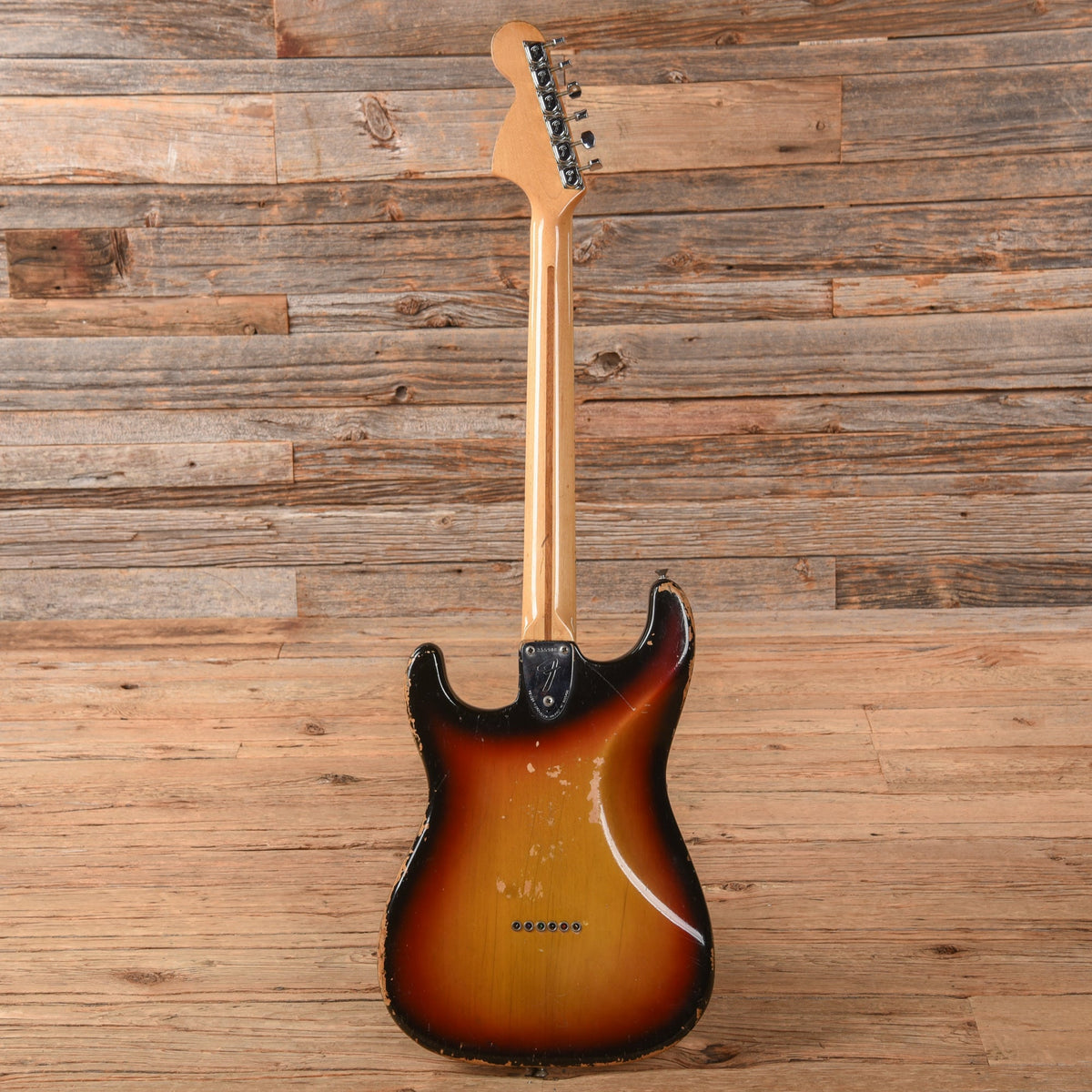Fender Stratocaster Hardtail Sunburst 1972 - View 5 | MusicMarket
