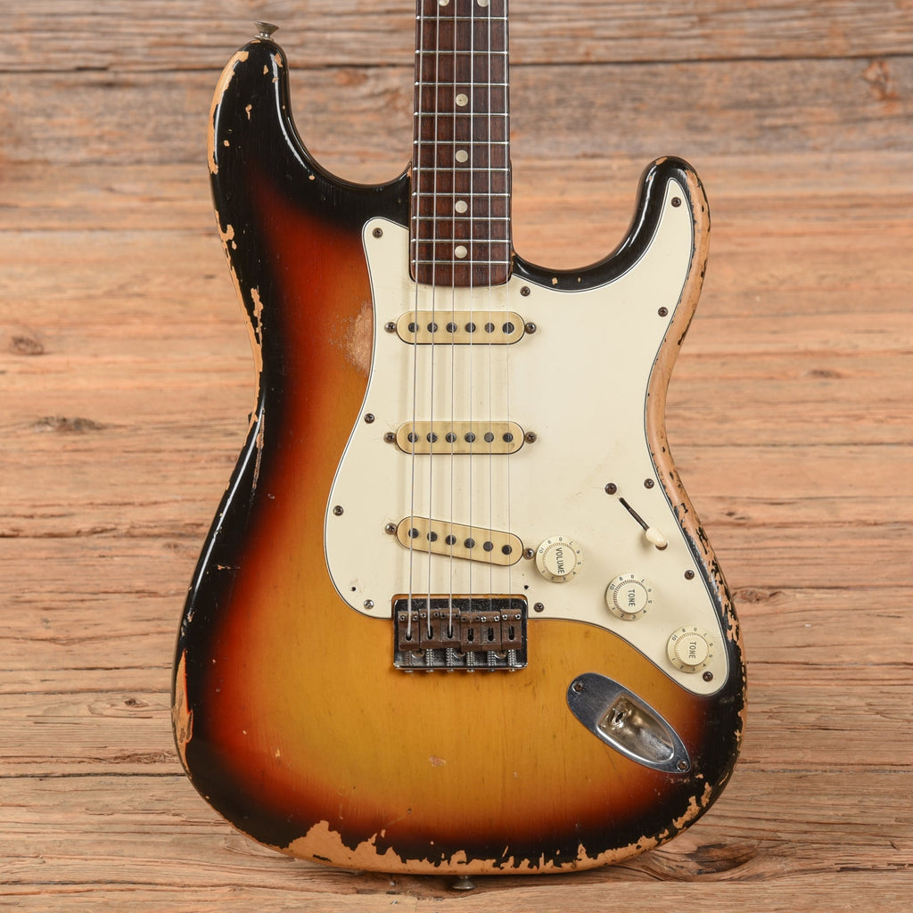 Fender Stratocaster Hardtail Sunburst 1972 - MusicMarket