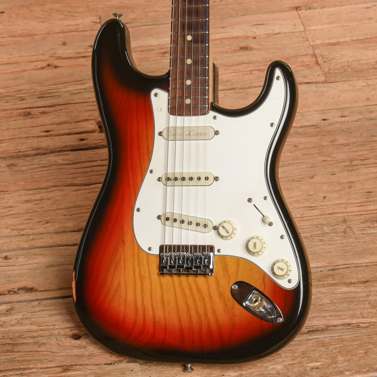 Fender Stratocaster Hardtail Sunburst 1974 - View 2 | MusicMarket