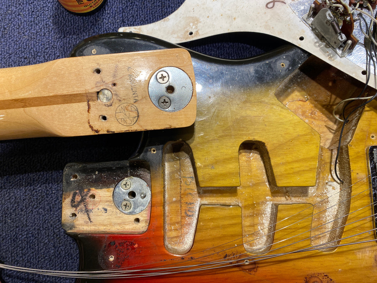 Fender Stratocaster Hardtail Sunburst 1974 - View 11 | MusicMarket