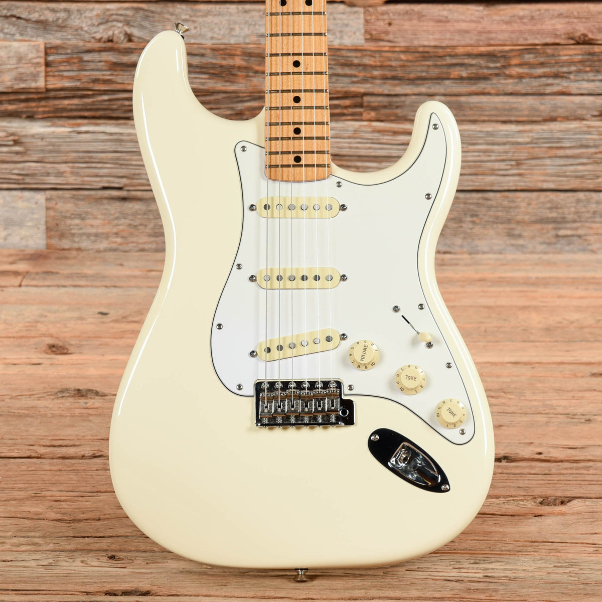 Fender Stratocaster Jimi Hendrix Reissue Olympic White - Dave Amato of REO Speedwagon - MusicMarket