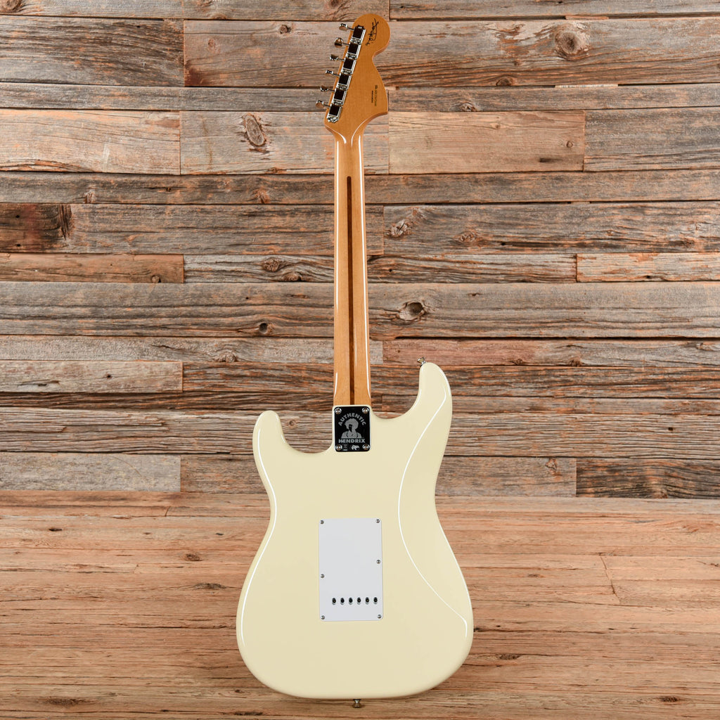 Fender Stratocaster Jimi Hendrix Reissue Olympic White - Dave Amato of REO Speedwagon - View 5 | MusicMarket