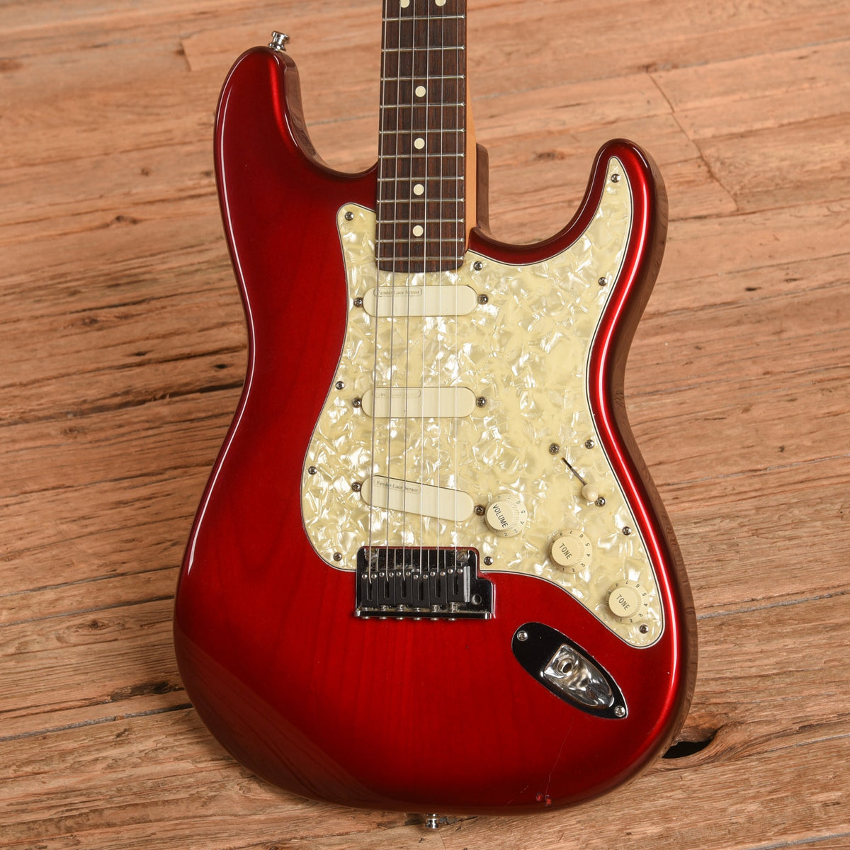 Fender Stratocaster Plus Crimson Burst 1996 - View 2 | MusicMarket